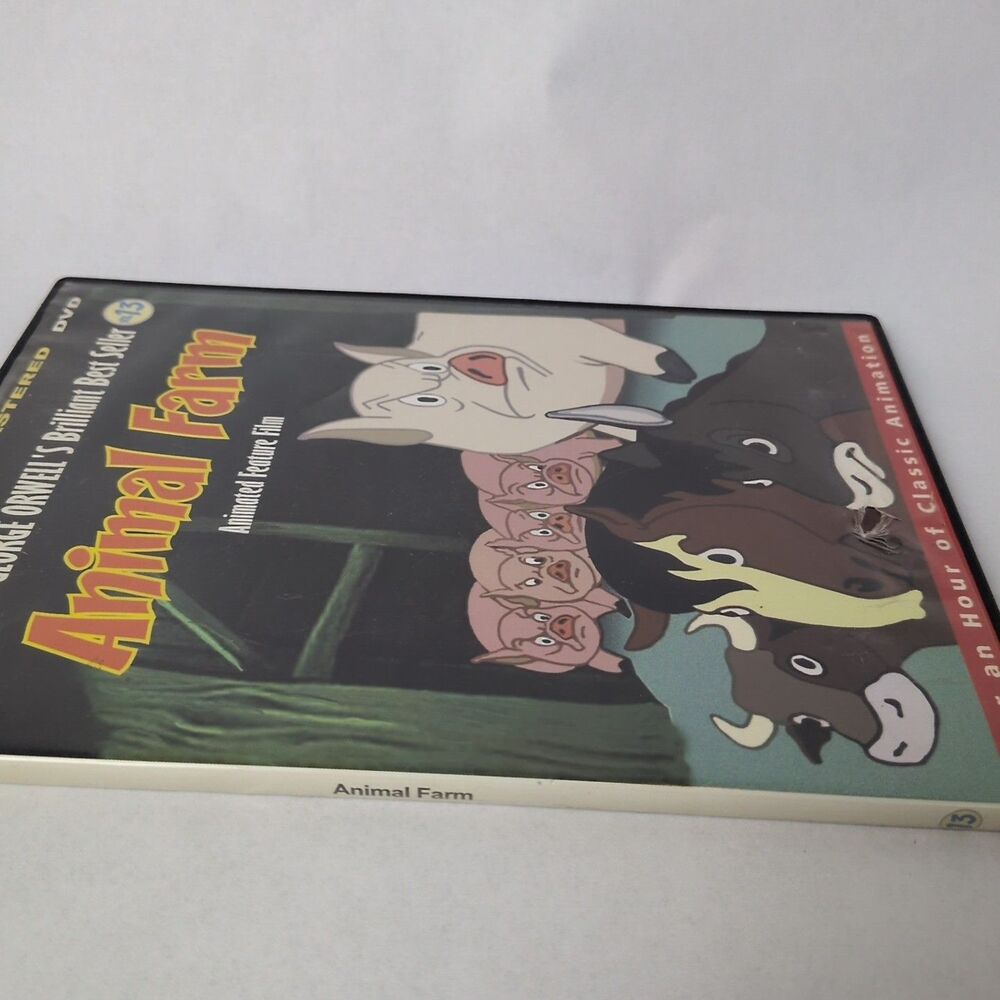 George Orwell’s Animal Farm DVD 2004 Animated Feature Film Remastered Political - Picture 2 of 5